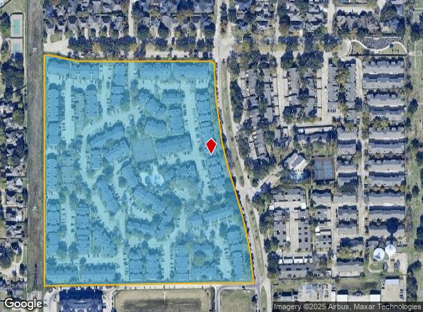 2400 Briarwest Blvd, Houston, TX Parcel Map