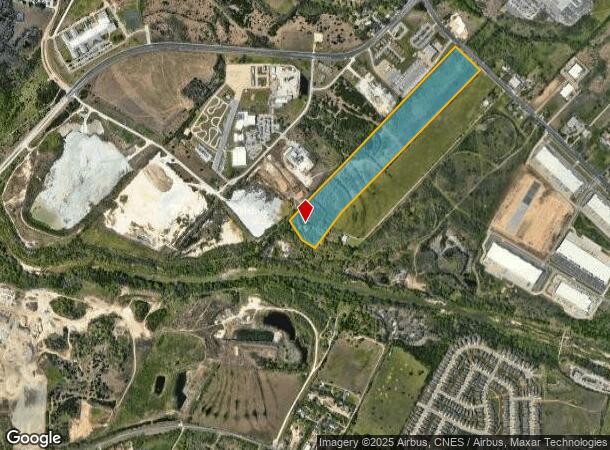 7733 Burleson Rd, Leander, TX Parcel Map