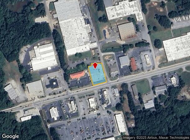 1218 W Spring St, Monroe, GA Parcel Map