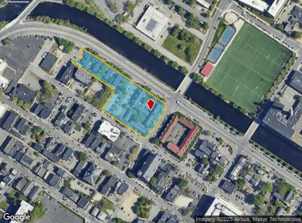  463 Moody St, Lowell, MA Parcel Map