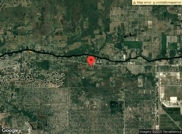  1480 Linwood Ave, Alva, FL Parcel Map