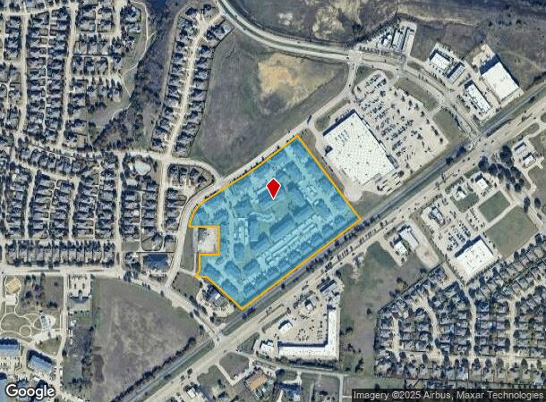 7700 Cody Ln, Sachse, TX Parcel Map