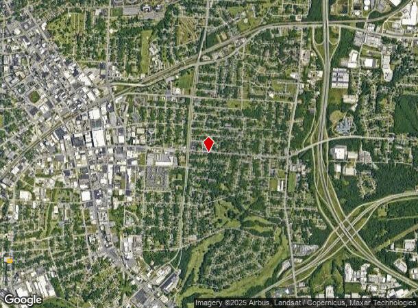  1300 E Green Dr, High Point, NC Parcel Map