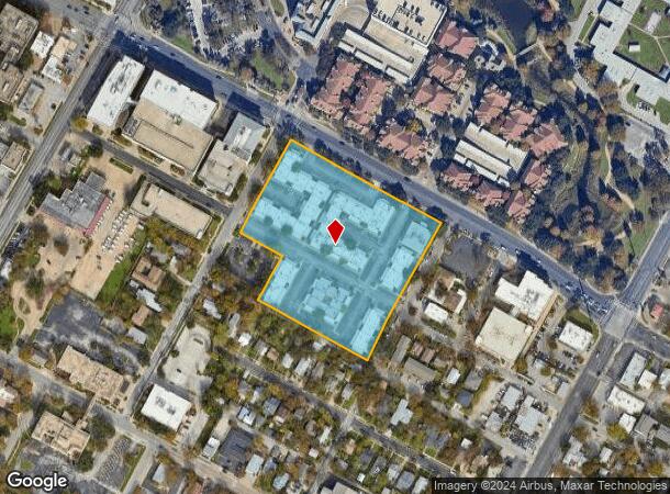  711 W 38Th St, Austin, TX Parcel Map