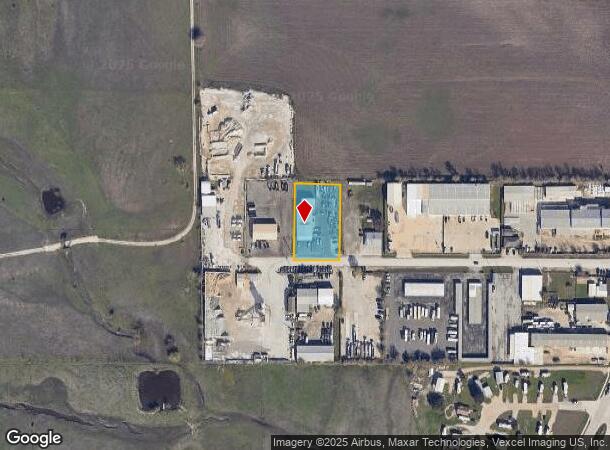  9722 Industrial Rd, Justin, TX Parcel Map