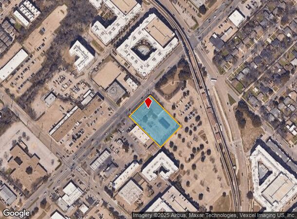 2608 Inwood Rd, Dallas, TX Parcel Map