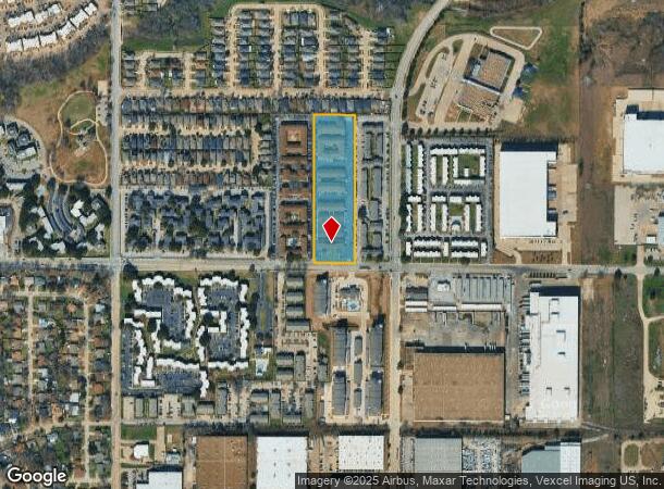 3121 E Park Row Dr, Arlington, TX Parcel Map
