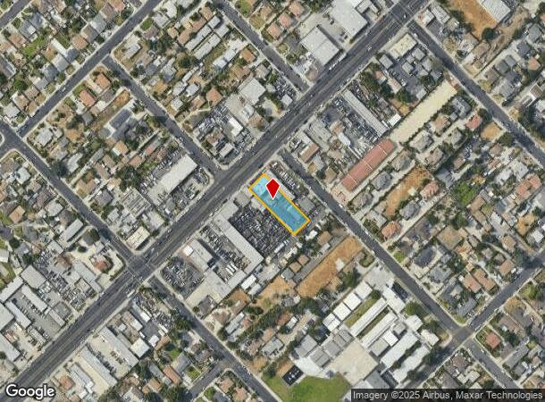  2446 Durfee Ave, El Monte, CA Parcel Map