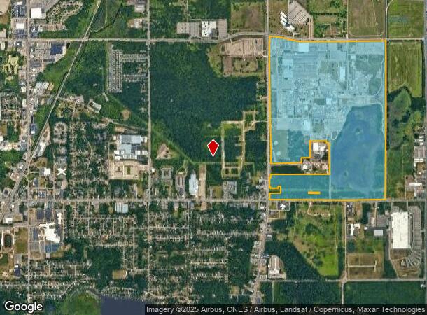  7171 Portage Rd, Portage, MI Parcel Map