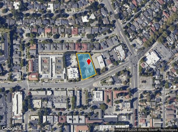  2025 Naglee Ave, San Jose, CA Parcel Map