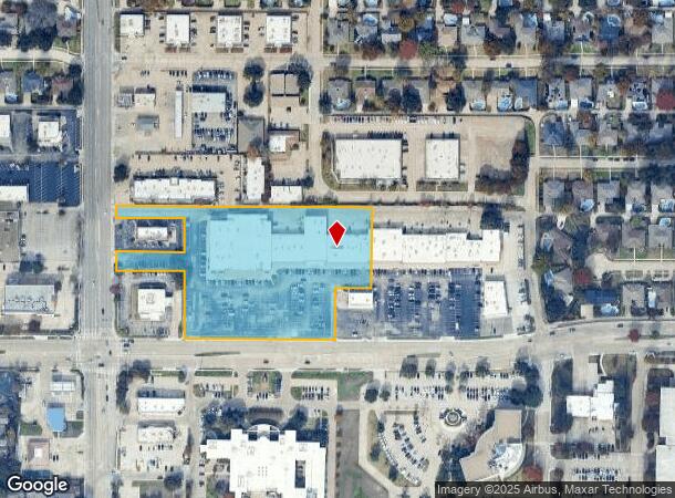  2707 W 15Th St, Plano, TX Parcel Map