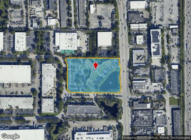  555 Sw 12Th Ave, Pompano Beach, FL Parcel Map