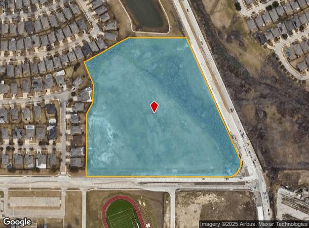 8401 Blue Mound Rd, Fort Worth, TX Parcel Map