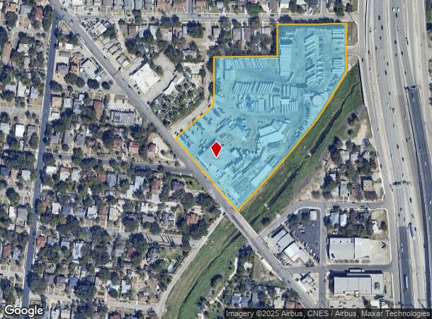  1318 Fredericksburg Rd, San Antonio, TX Parcel Map