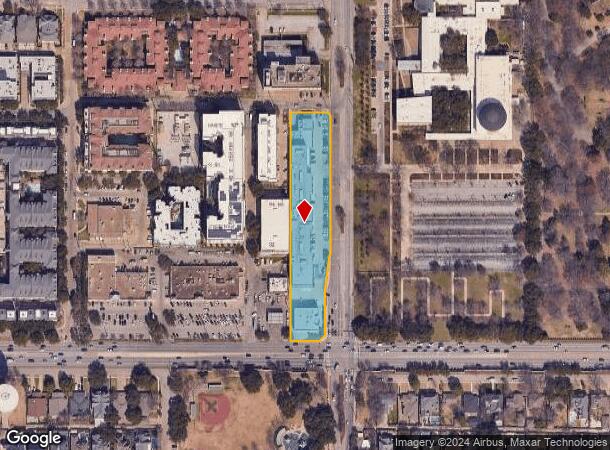  8501 Hillcrest Ave, Dallas, TX Parcel Map