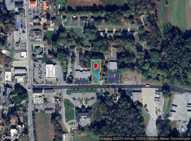 125 E College Ave, Boiling Springs, NC Parcel Map