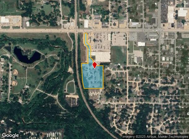  1018 S Birch St, Sapulpa, OK Parcel Map