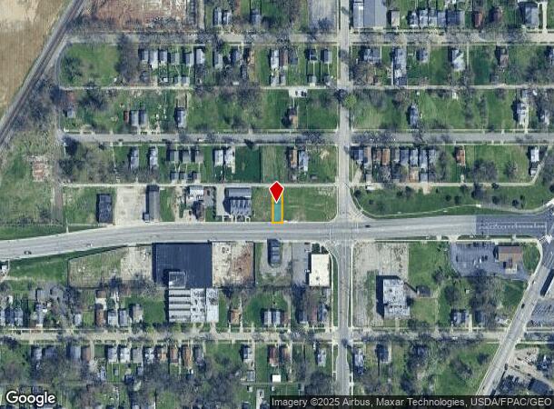  1620 Dorr St, Toledo, OH Parcel Map