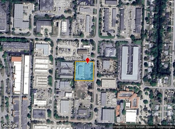  516 Commerce Way, Jupiter, FL Parcel Map