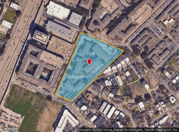  2802 N Carroll Ave, Dallas, TX Parcel Map