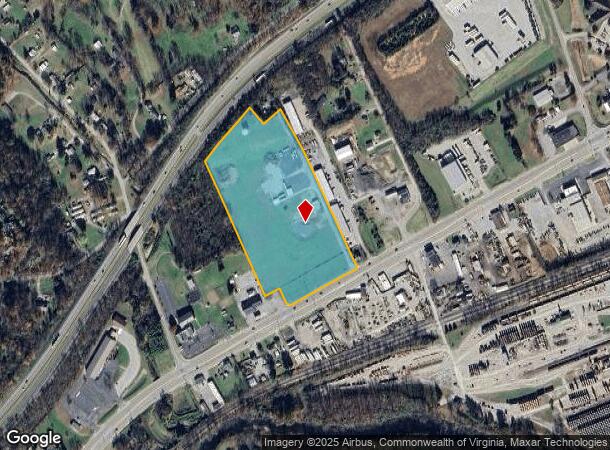 4127 W Main St, Salem, VA Parcel Map