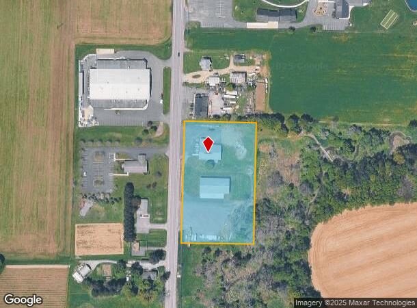 12249 Olean Rd, Chaffee, NY Parcel Map