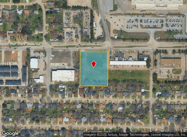 2018 E Abram St, Arlington, TX Parcel Map