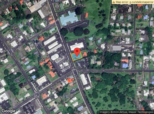  1465 Kilauea Ave, Hilo, HI Parcel Map