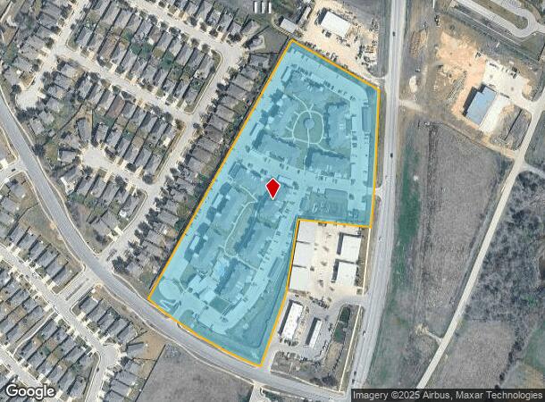 12500 N Shadowglenn Trl, Manor, TX Parcel Map