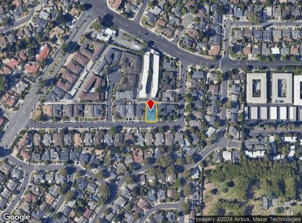  2023 Town And Country Ln, Santa Clara, CA Parcel Map