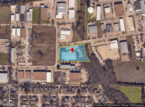  3002 Century Dr, Rowlett, TX Parcel Map
