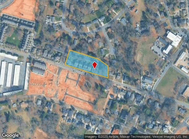 308 Jetton St, Davidson, NC Parcel Map