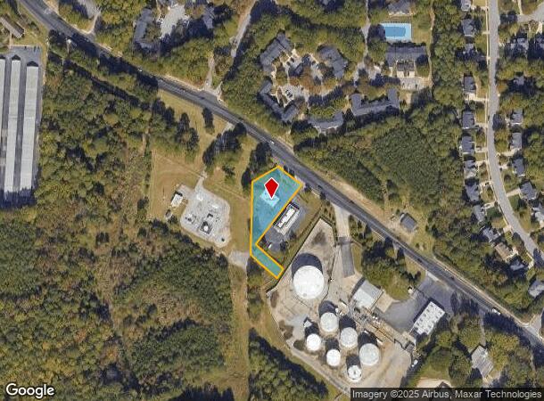 2280 Ten Ten Rd, Apex, NC Parcel Map