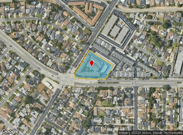  14829 Mulberry Dr, Whittier, CA Parcel Map