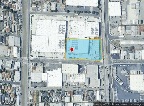  1801 E 41St St, Vernon, CA Parcel Map