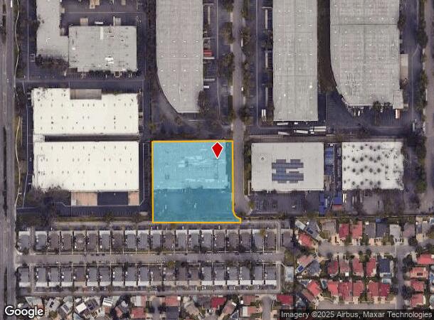 16201 Commerce Way, Cerritos, CA Parcel Map