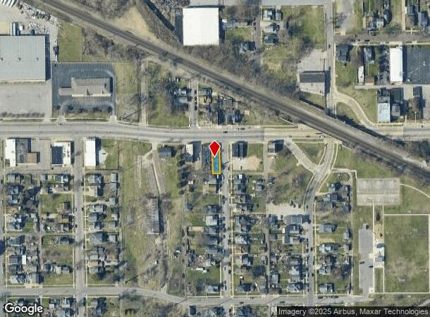  1402 W Western Ave, South Bend, IN Parcel Map