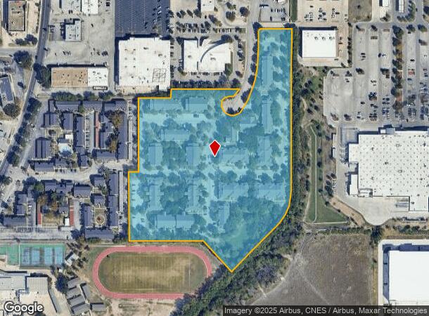  8004 Bentley Dr, San Antonio, TX Parcel Map