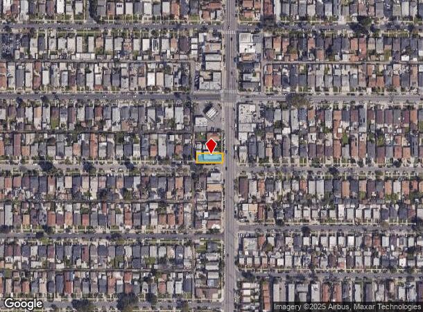  1409 W 55Th St, Los Angeles, CA Parcel Map