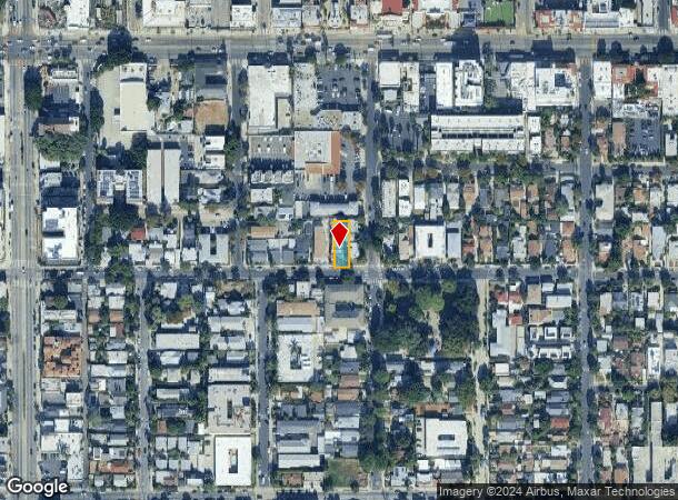  6669 De Longpre Ave, Los Angeles, CA Parcel Map