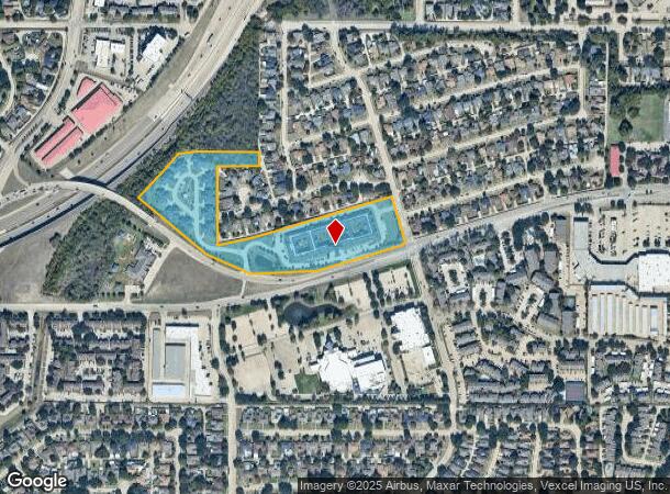  2645 E Trinity Mills Rd, Carrollton, TX Parcel Map