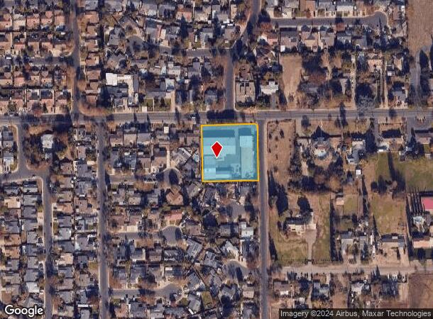  2612 Woodland Ave, Modesto, CA Parcel Map