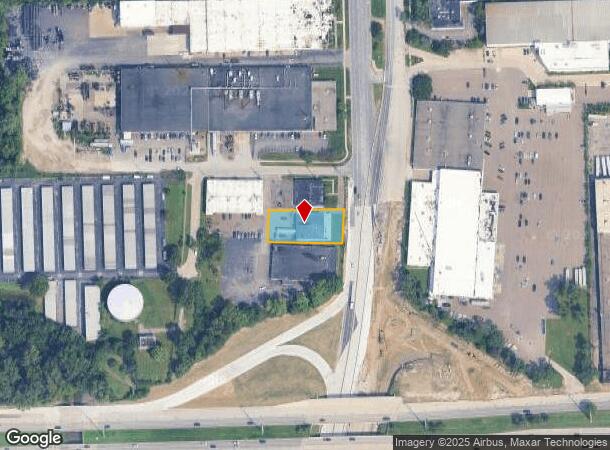  20905 Telegraph Rd, Southfield, MI Parcel Map