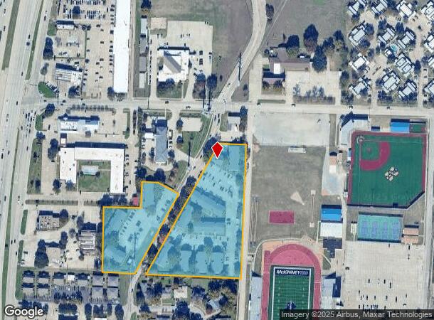  1300 Redbud Blvd, Mckinney, TX Parcel Map