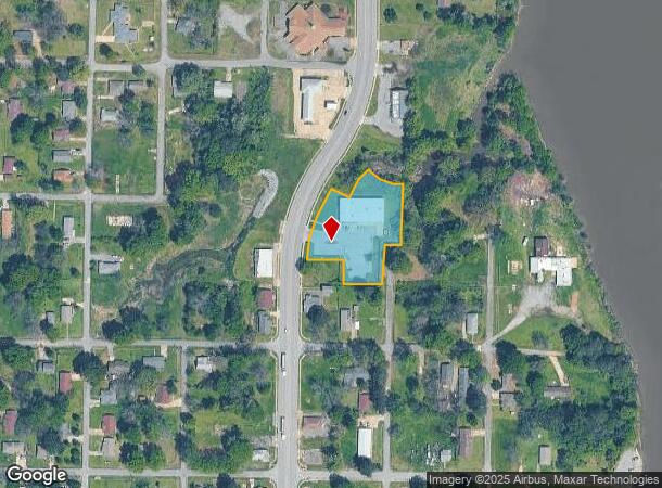 713 University Dr, Pine Bluff, AR Parcel Map