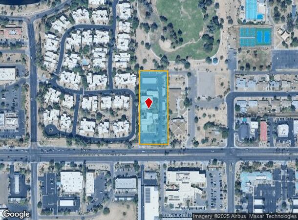  1600 W Chandler Blvd, Chandler, AZ Parcel Map