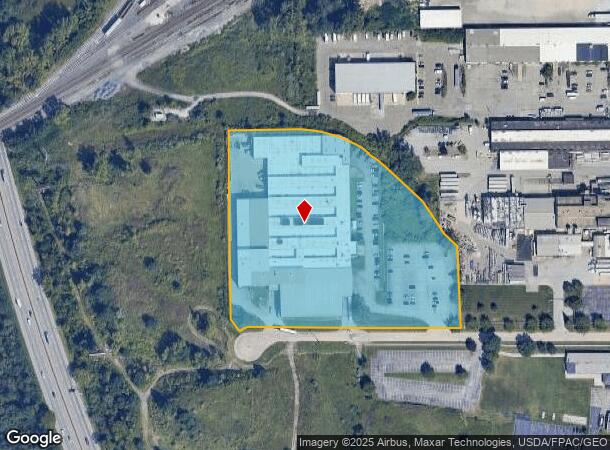  6600 Chapek Pkwy, Cleveland, OH Parcel Map