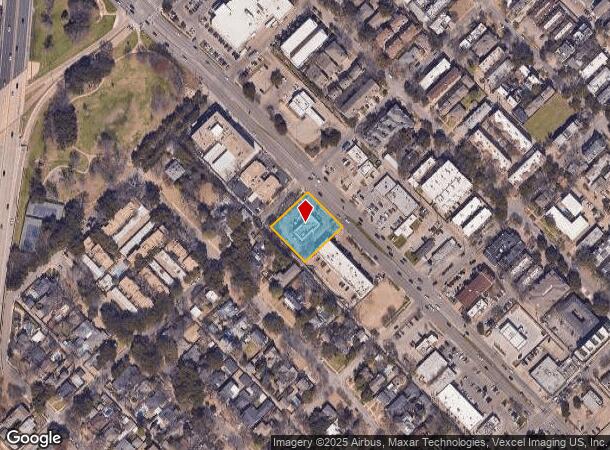 4439 Lemmon Ave, Dallas, TX Parcel Map