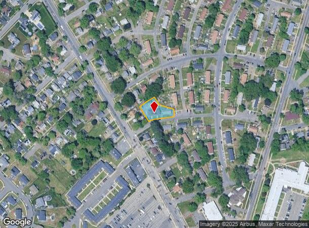  12 Ames St, Springfield, MA Parcel Map