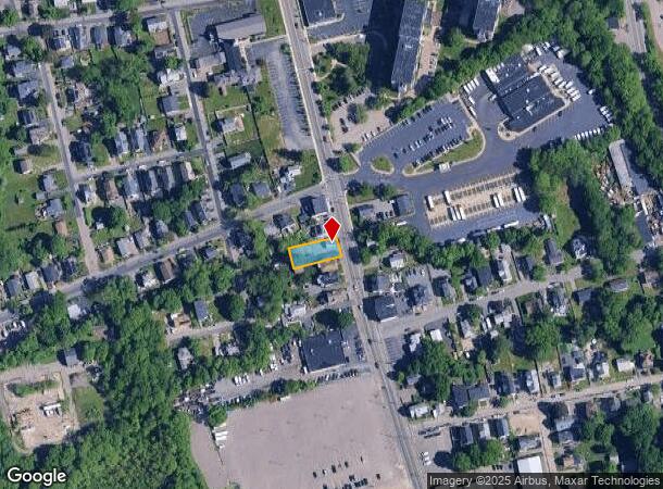  1449 Main St, Brockton, MA Parcel Map